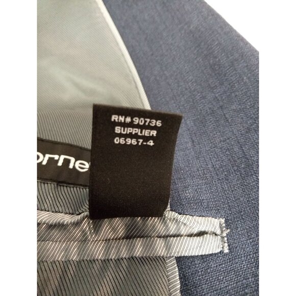 Claiborne Men's Navy Blue Suit Jacket Size 52R - Picture 8 of 8